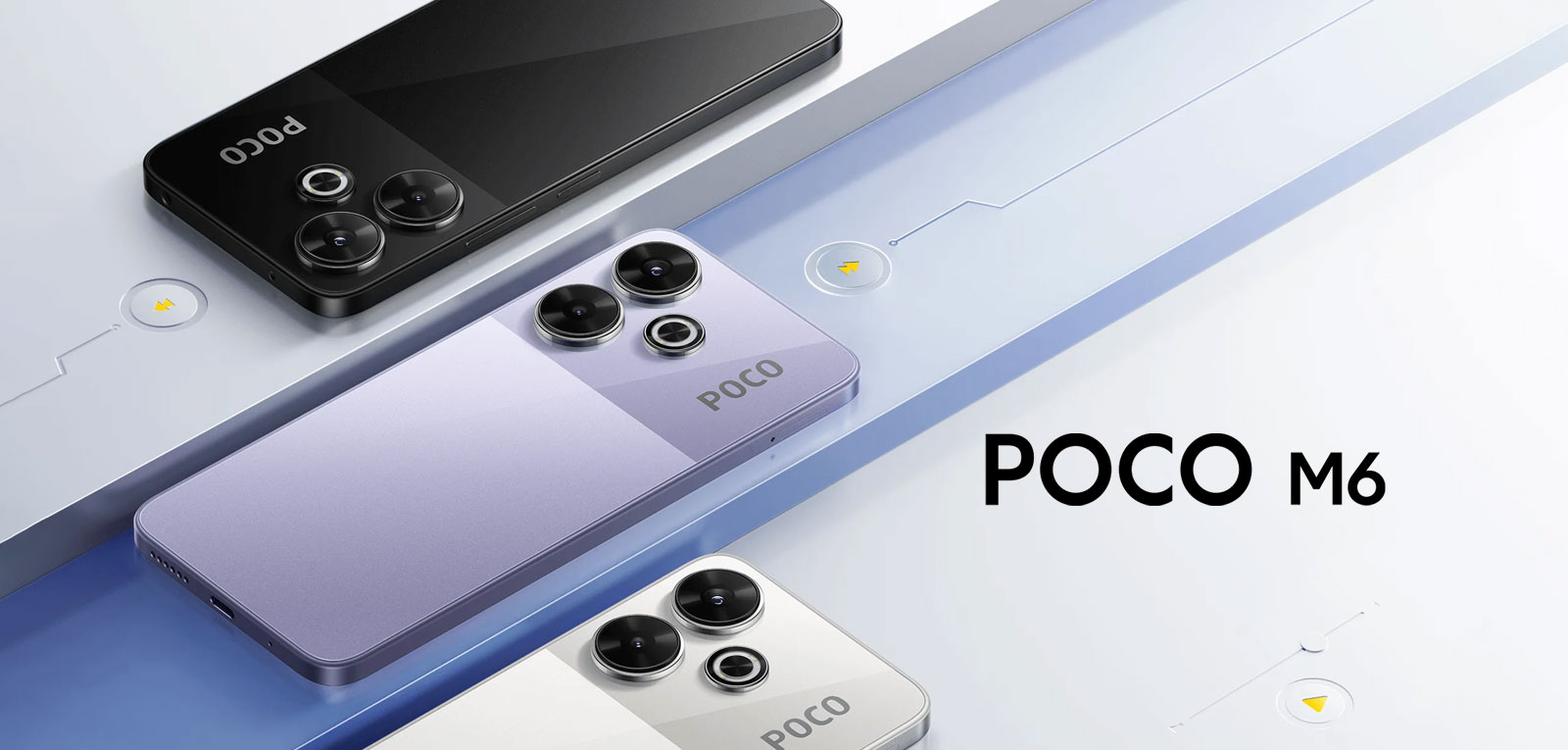 مشخصات گوشی موبایل شیائومی مدل Poco M6 4G دو سیم کارت ظرفیت 256 گیگابایت و رم 8 گیگابایت